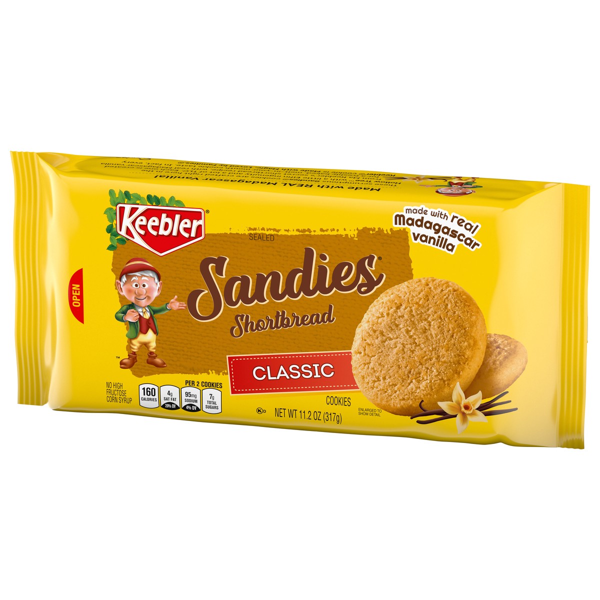 slide 7 of 14, Keebler Brands 06597 153331 Sandies Classic Cookies 11.2oz Overwr Everyday 11.2oz No PMT, 11.2 oz