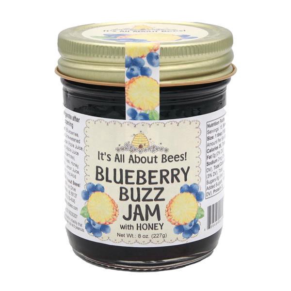 slide 1 of 1, It's All About Bees! Blueberry Buzz Jam With Honey, 8 oz