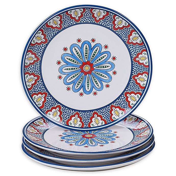 slide 1 of 1, Certified International Tangier Dinner Plates, 4 ct