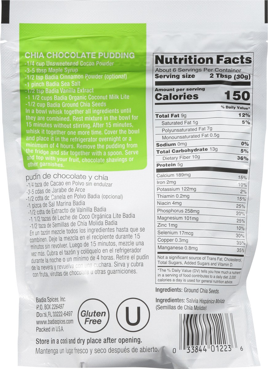 slide 8 of 12, Badia Ground Chia Seeds 6 oz, 6 oz