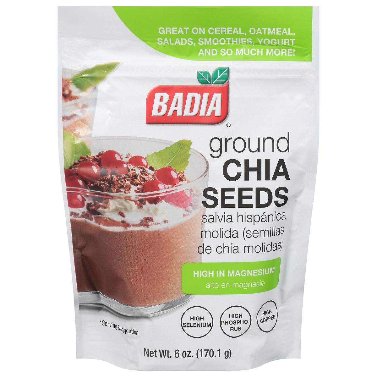 slide 1 of 12, Badia Ground Chia Seeds 6 oz, 6 oz