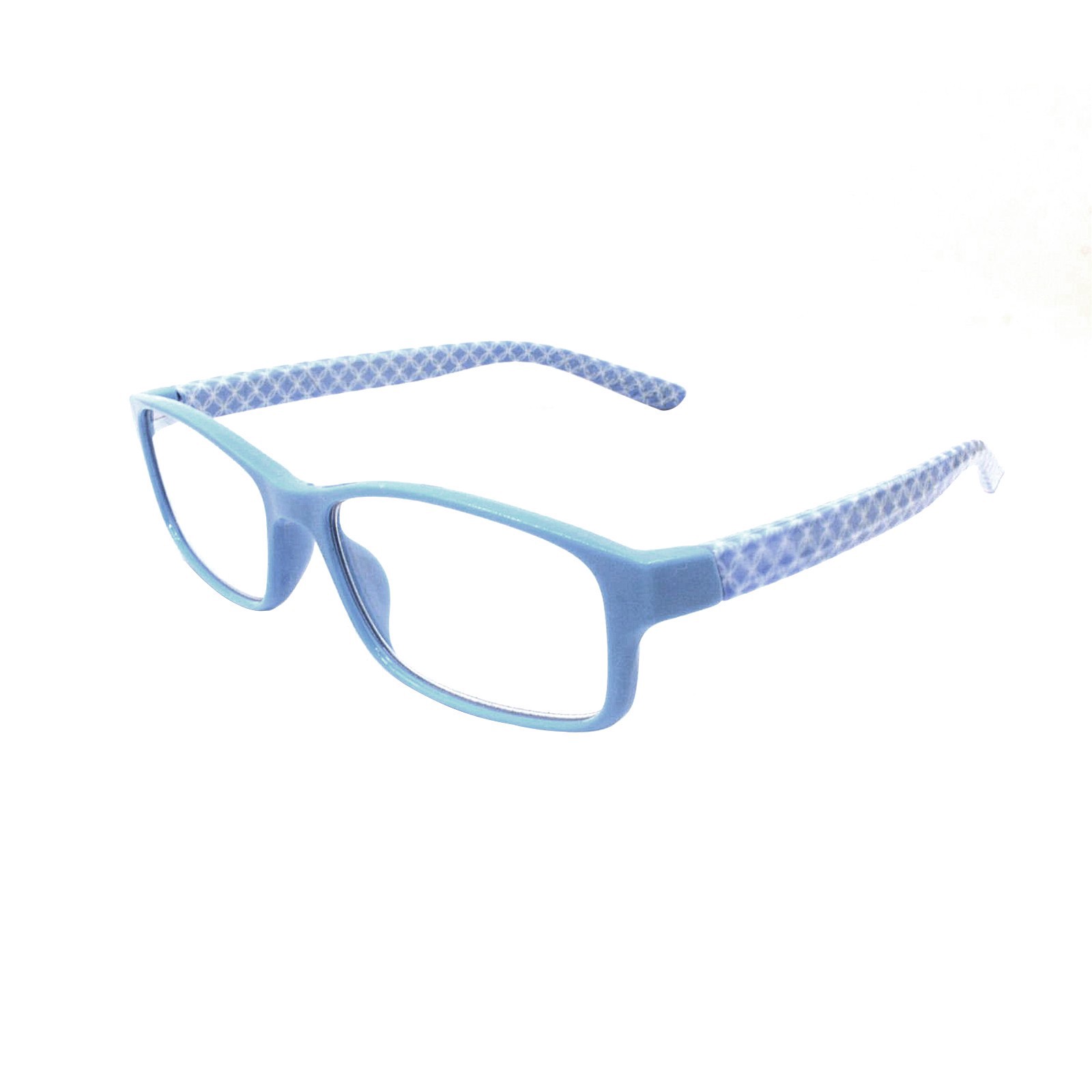slide 3 of 3, Turquoise Reading Glasses By Make Market, +2.50