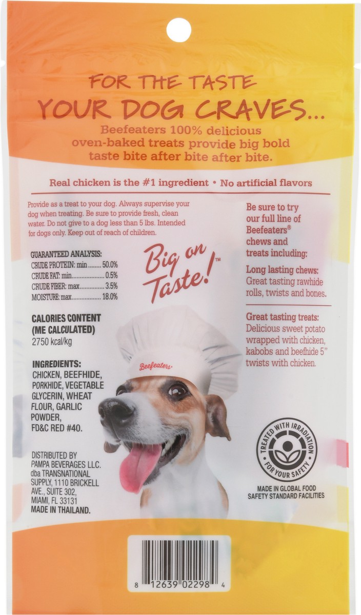 slide 6 of 9, Beefeaters Dog Treats, Oven-Baked, Triple Flavor Ribs, 3 Each, 3 ct