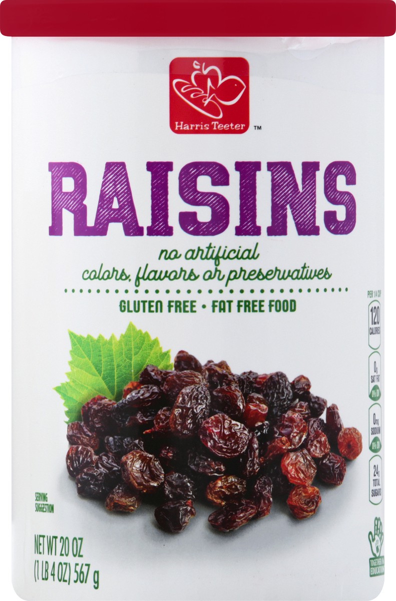 slide 3 of 11, Harris Teeter Raisins Canister, 1 ct