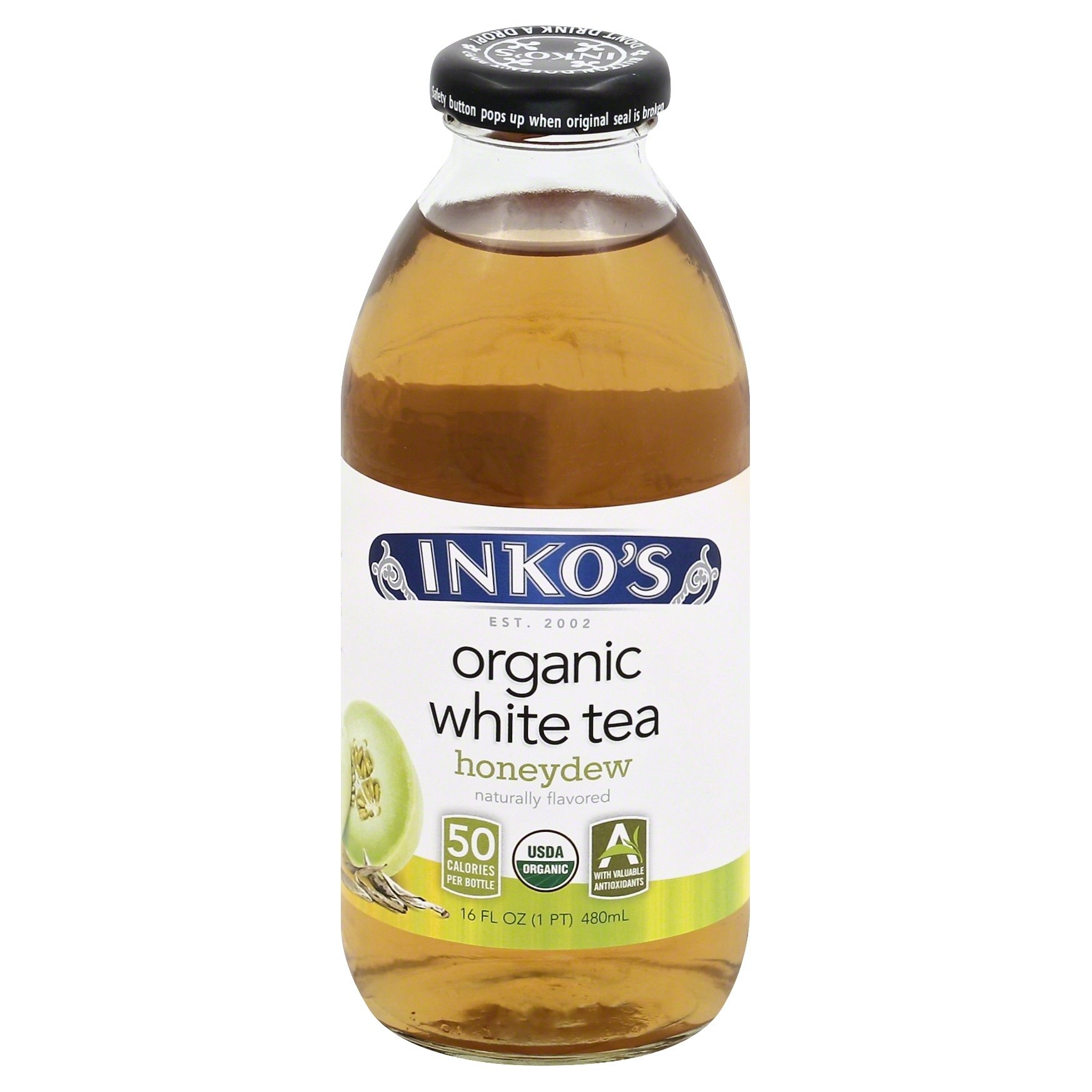 slide 1 of 6, Inko's Honeydew White Iced Tea - 16 fl oz, 16 fl oz