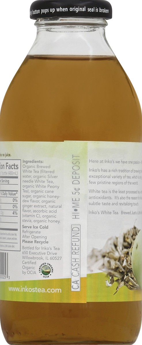 slide 2 of 6, Inko's Honeydew White Iced Tea - 16 fl oz, 16 fl oz