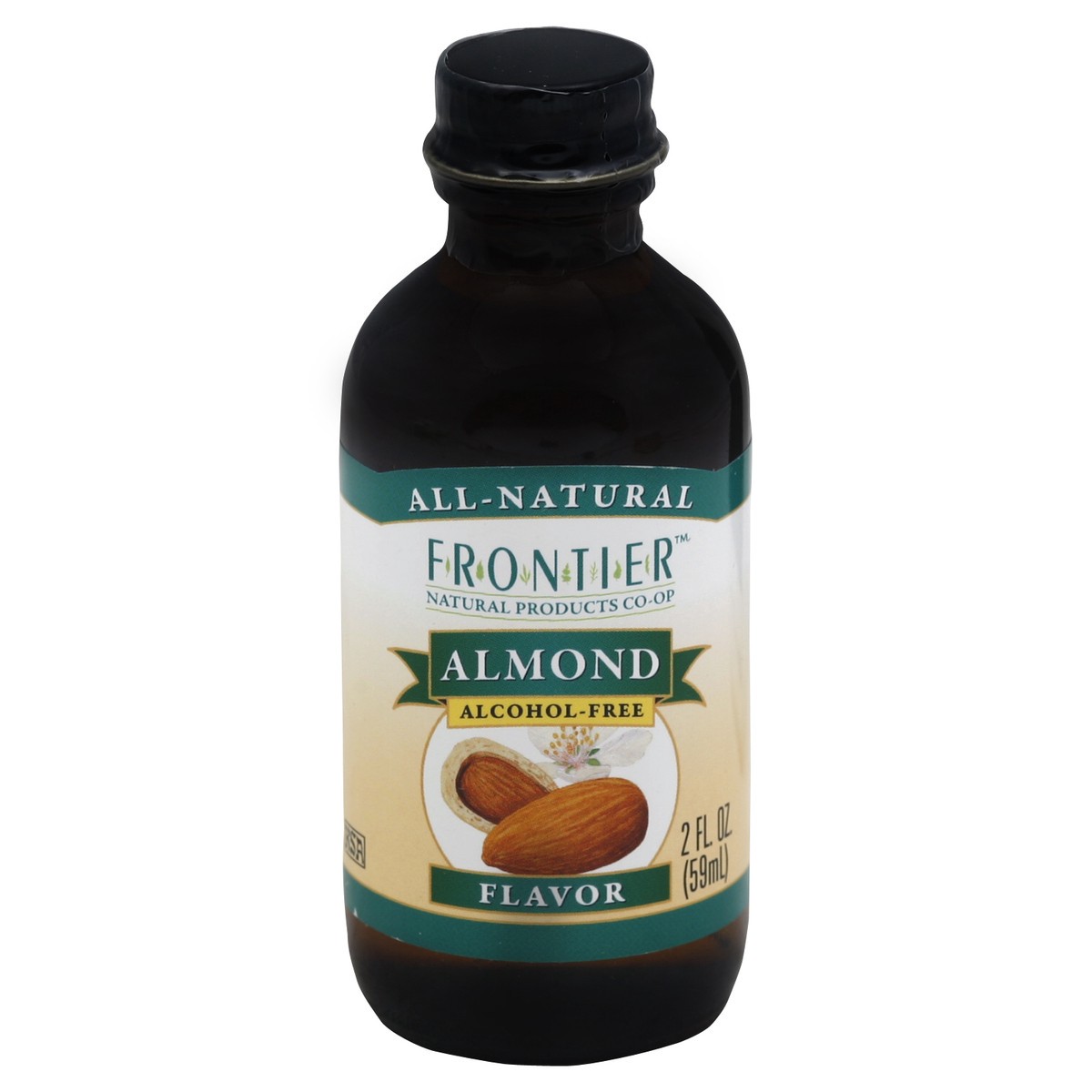 slide 2 of 2, Frontier Almond Flavor 2 oz, 2 fl oz