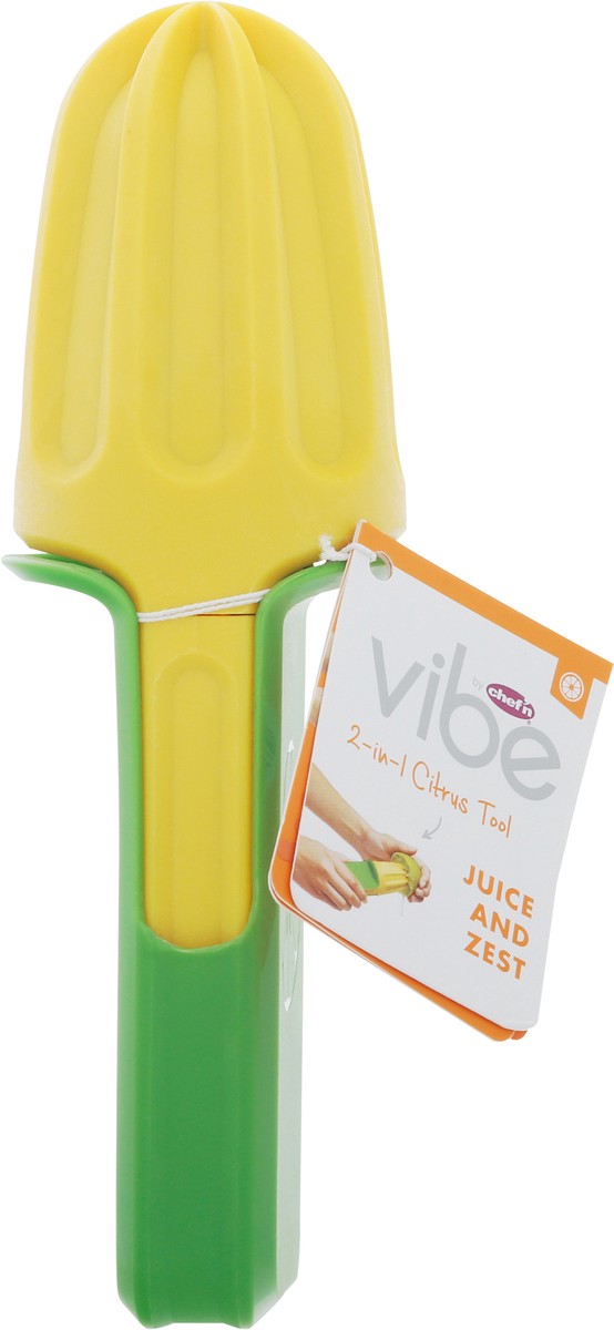 slide 5 of 9, Vibe Juice and Zest 2-in-1 Citrus Tool 1 ea, 1 ct