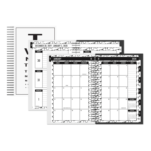 slide 1 of 4, Office Depot Brand Weekly/Monthly Planner, 4'' X 6'', Twentytwenty, January To December 2020, 1 ct