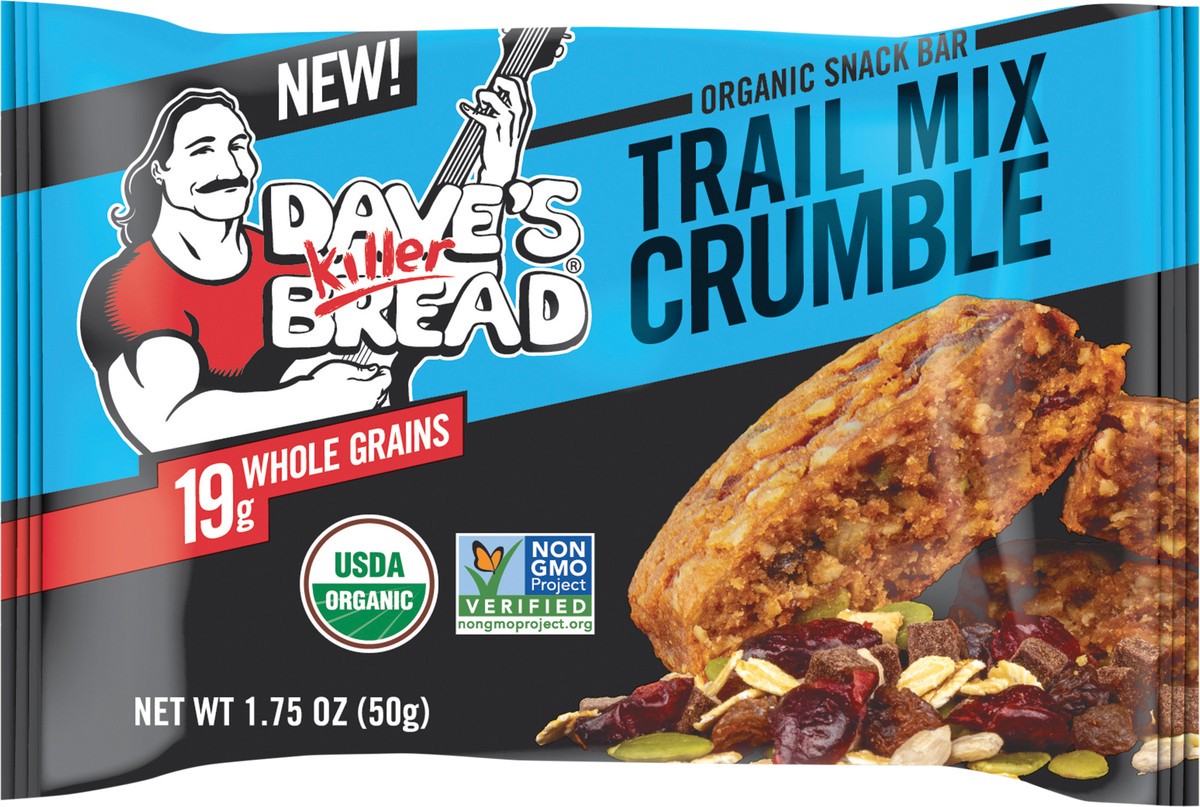 slide 9 of 11, Dave's Killer Bread Organic Trail Mix Crumble Snack Bar 1.75 oz,