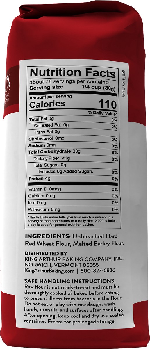 slide 6 of 10, King Arthur Flour All-purpose Unbleached Flour - 5 lb, 5 lb