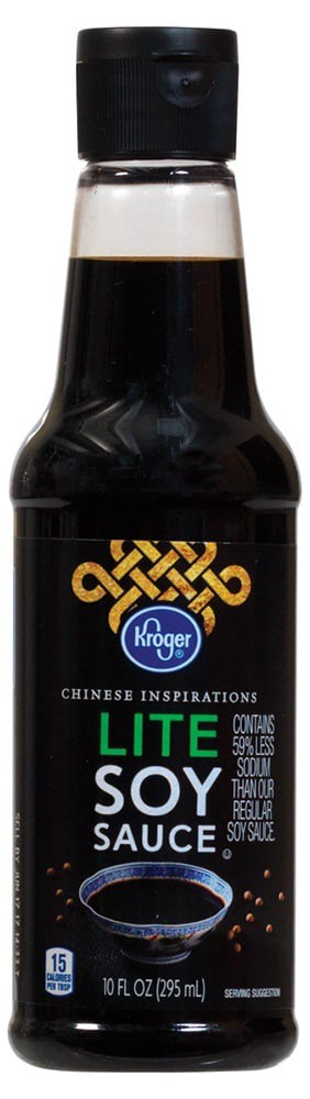 slide 1 of 1, Kroger Lite Soy Sauce, 10 fl oz