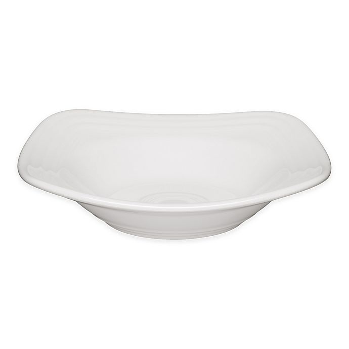 slide 1 of 1, Fiesta Square Rim Soup/Cereal Bowl - White, 1 ct