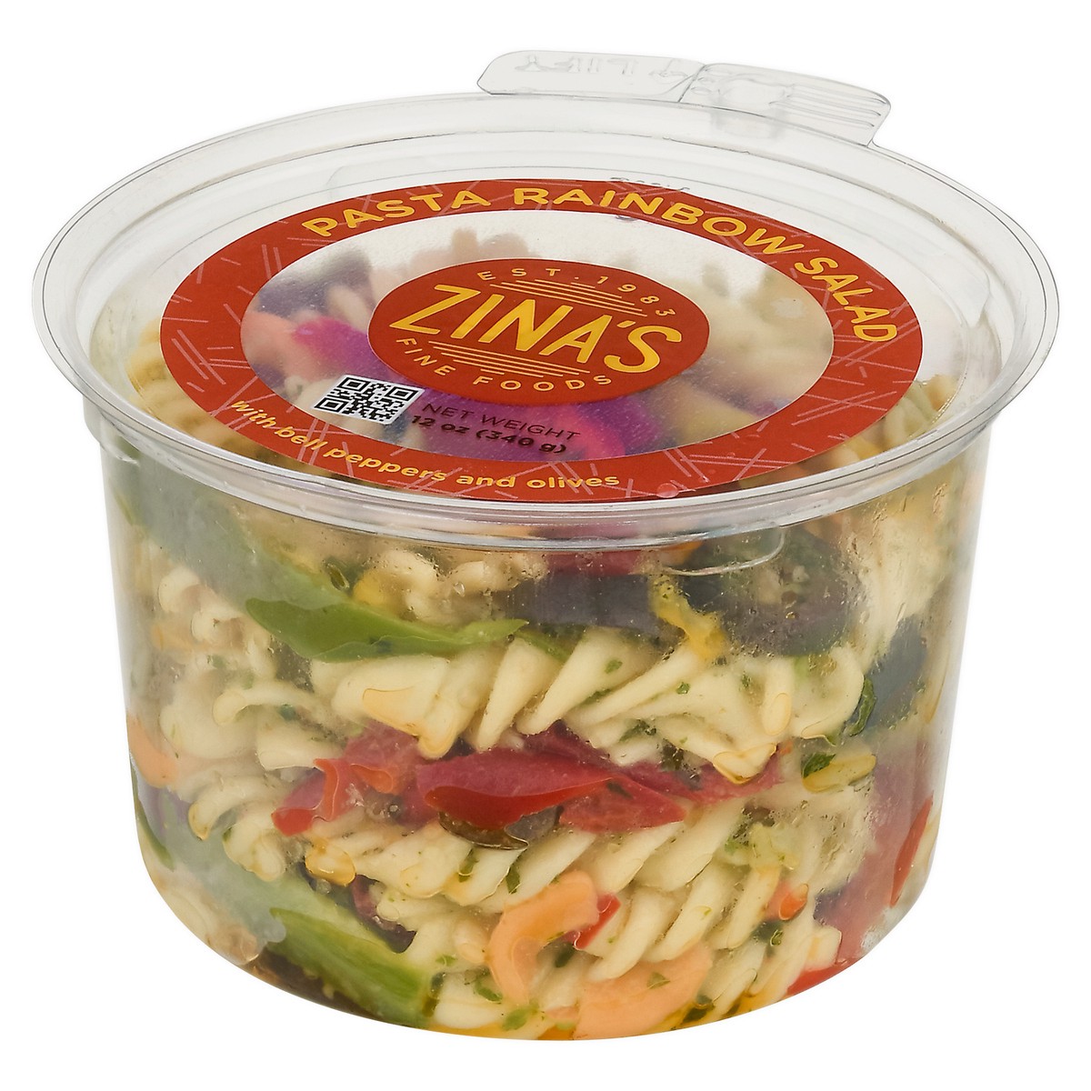 slide 8 of 13, Zina's Pasta Rainbow Salad 12 oz, 12 oz