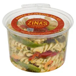 Zina's Pasta Rainbow Salad with Bell Peppers and Olives 12 oz