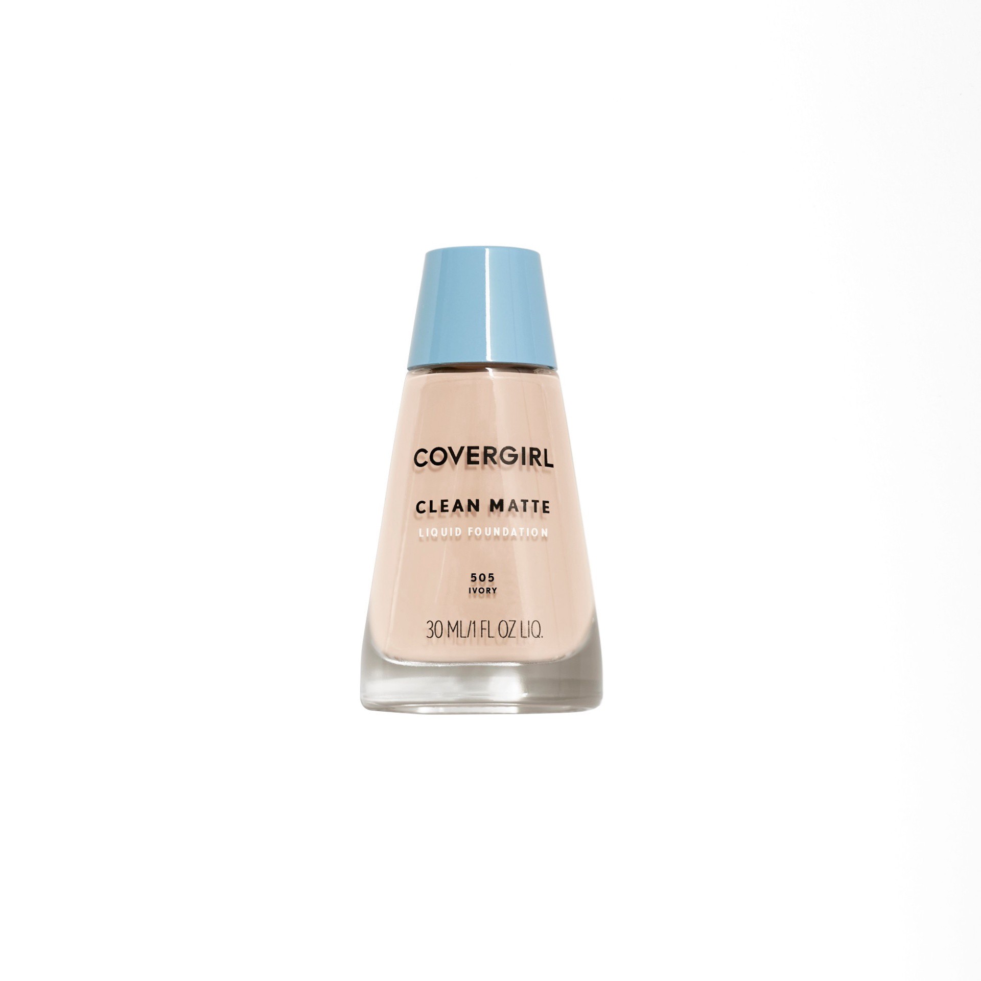 slide 1 of 4, Covergirl Clean Matte Liquid Foundation, Ivory, 1 ct