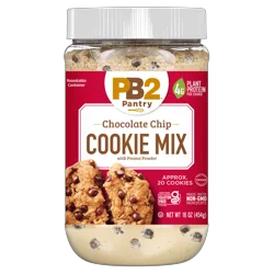 PB2 Pantry Chocolate Chip With Peanut Powder Cookie Mix