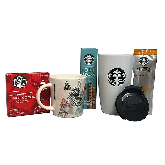 slide 1 of 4, Starbucks Home & Away VIA & Cocoa Gift Set, 1 ct