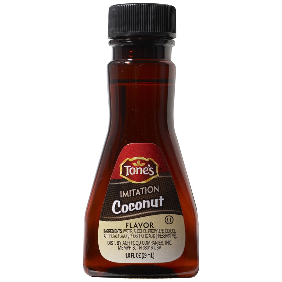 slide 1 of 1, Tone's Imitation Coconut Flavor, 1 fl oz