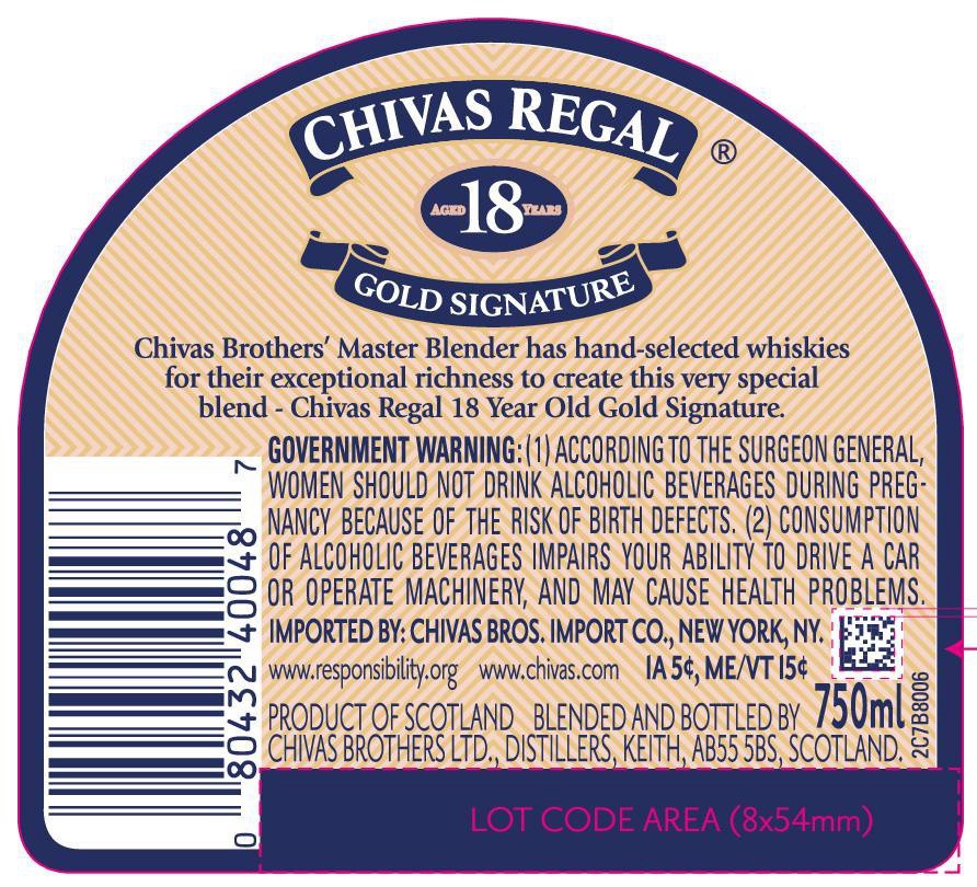 slide 3 of 9, Chivas Regal 18 Year Old Blended Scotch Whisky, 1 L Bottle, 40% ABV, 1 liter