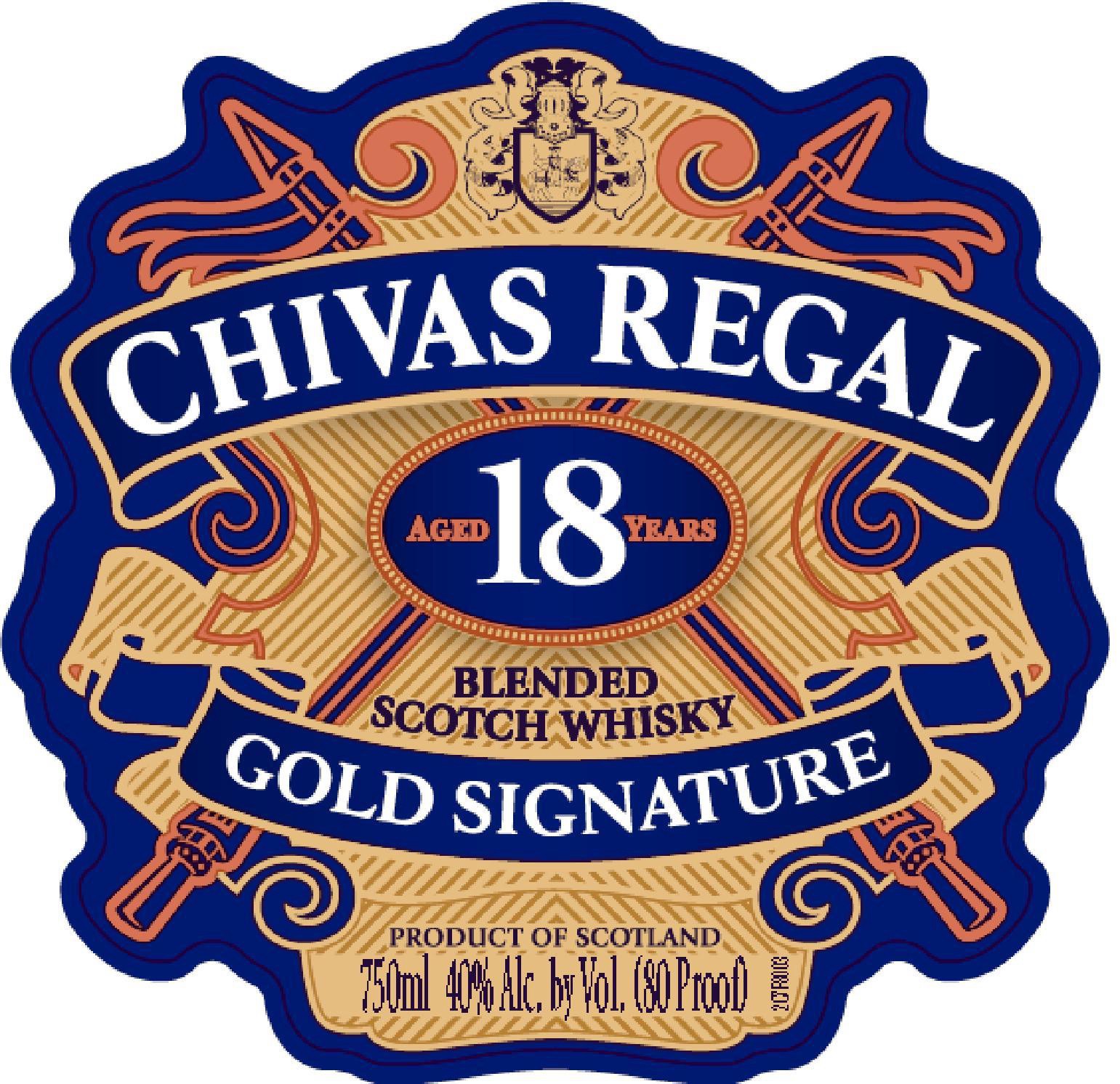 slide 9 of 9, Chivas Regal 18 Year Old Blended Scotch Whisky, 1 L Bottle, 40% ABV, 1 liter
