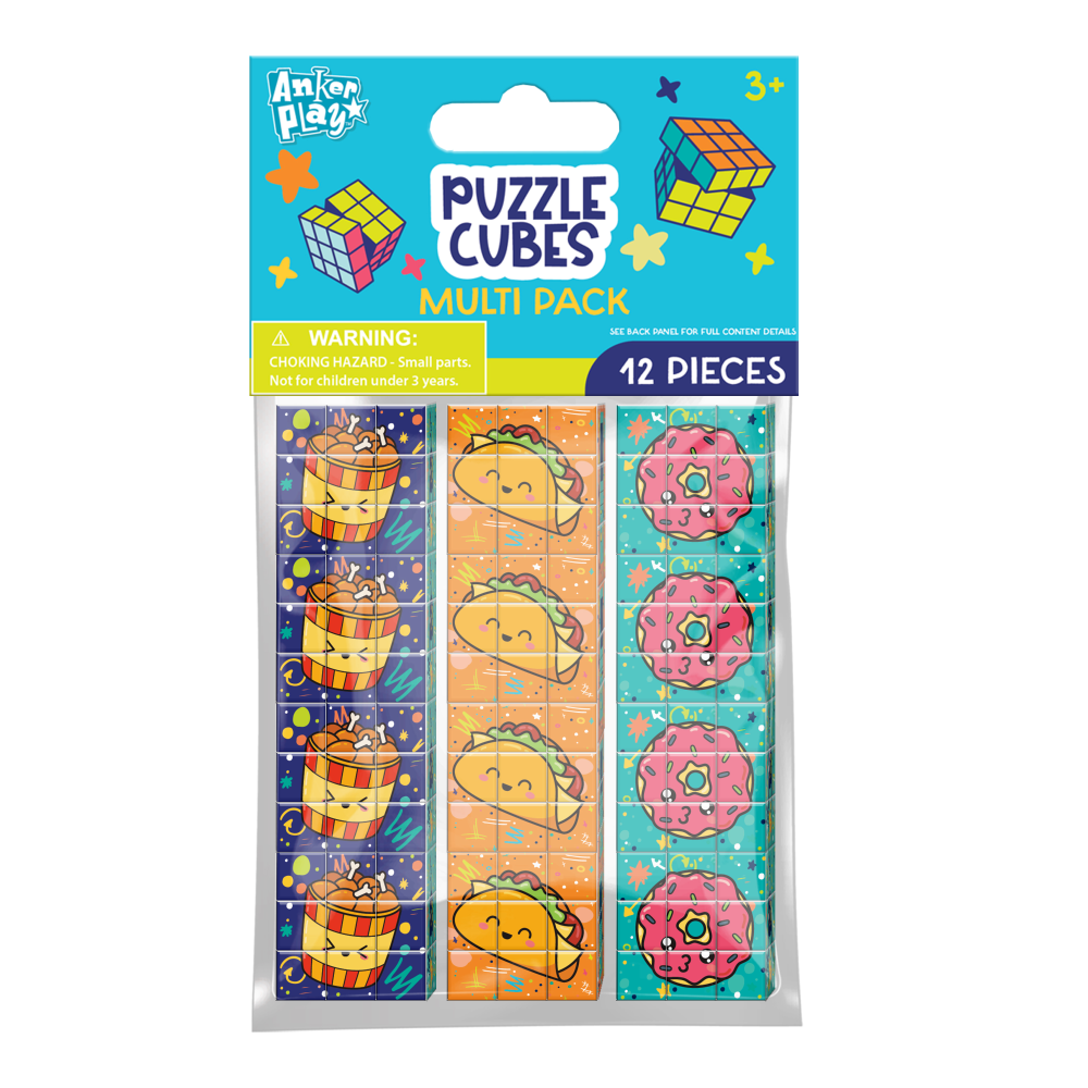 slide 1 of 1, Anker Play Puzzle Cubes Multi Pack, 12 ct