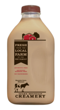 slide 1 of 1, Ozark Mountain Creamery Creamery Chocolate Milk, 1/2 gal