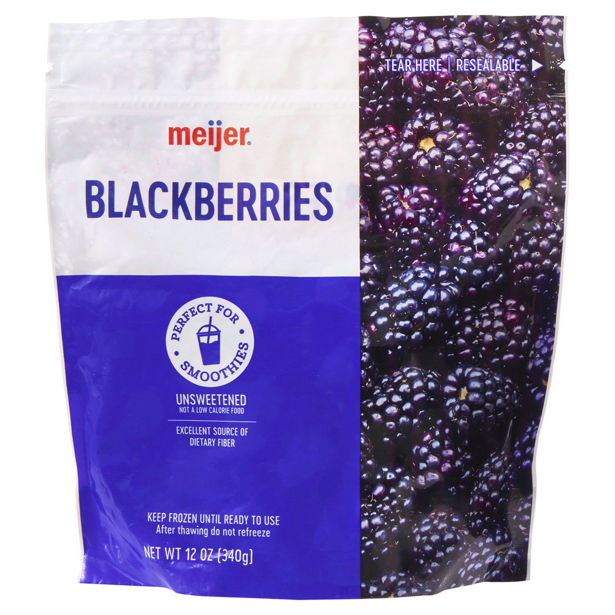 slide 1 of 5, Meijer Frozen Blackberries, 12 oz