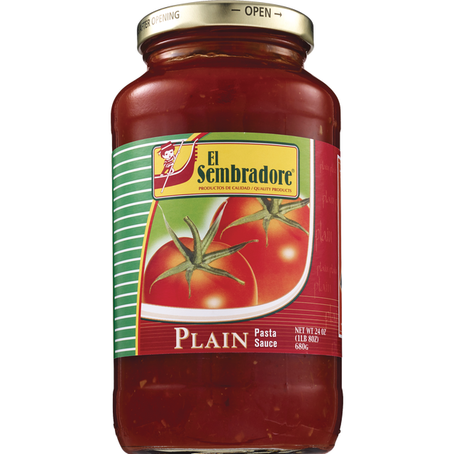 slide 1 of 1, GROCERY-DSD Spaghetti Sauce Plain, 24 oz