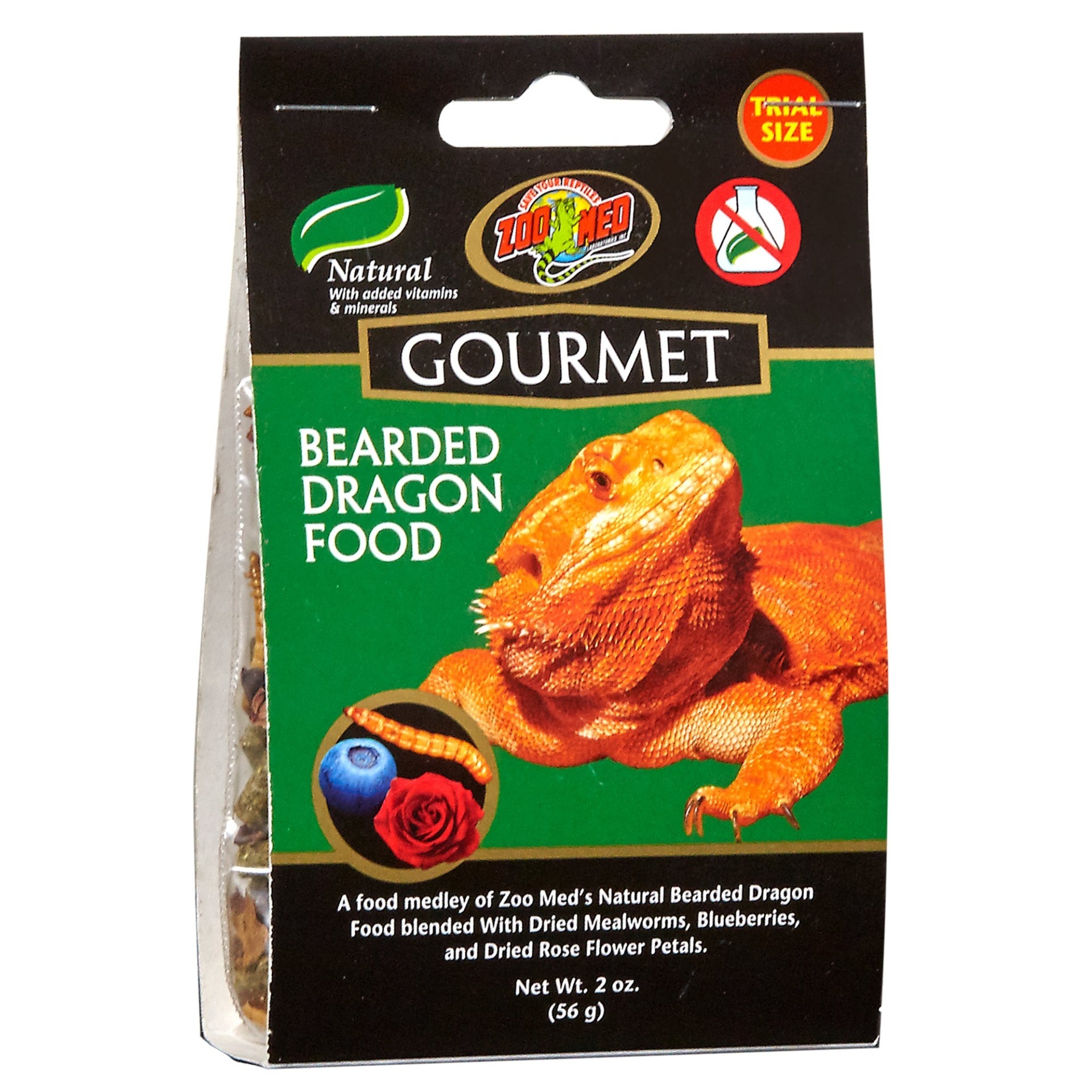 slide 1 of 1, Zoo Med Gourmet Bearded Dragon Food, 2 oz