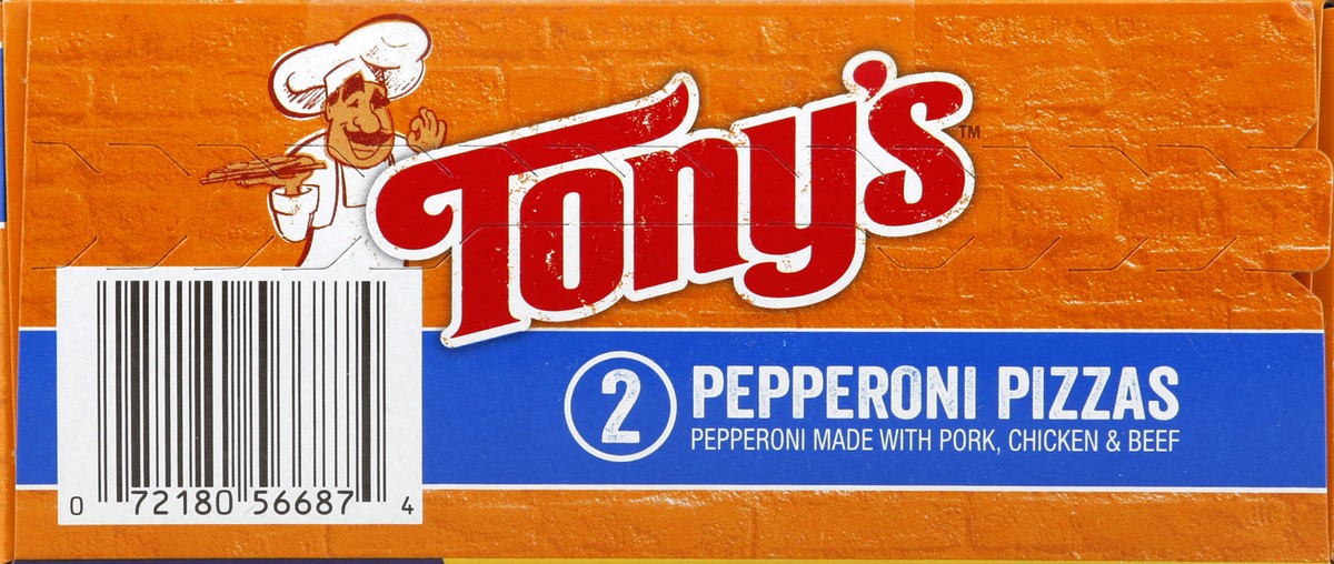 slide 4 of 4, Tony's Pepperoni Pizzas, 8 oz