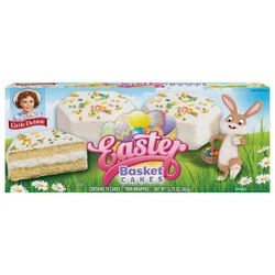 McKee Foods Corporation Little Debbie Easter Basket Snack Cakes Vanilla 10 ct