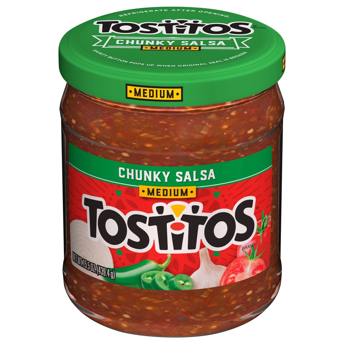 slide 1 of 9, Tostitos Chunky Salsa, 15.5 oz