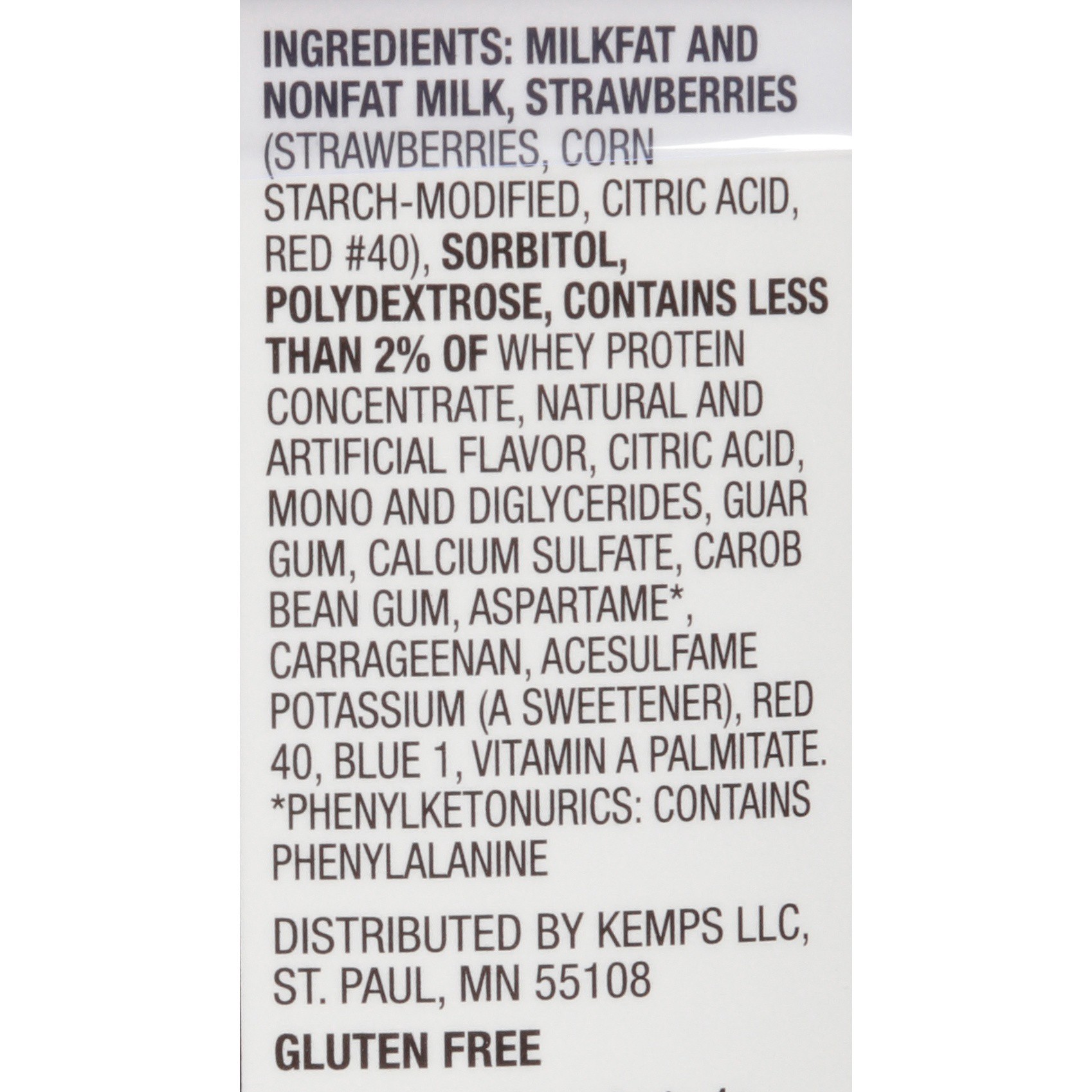 slide 8 of 8, Kemps No Sugar Added Strawberry Ice Cream 1.5 Quart, 1.5 qt
