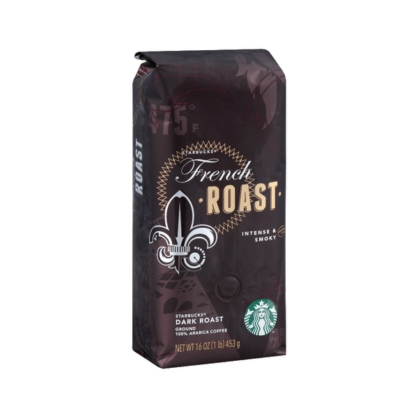 slide 1 of 2, Starbucks French Roast Ground Coffee,16-Oz Bag, 1 ct