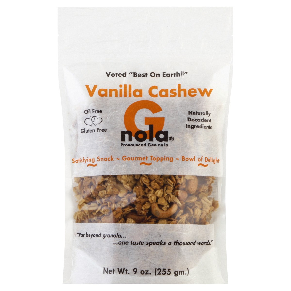 slide 2 of 3, G-nola Granola - 9 oz, 9 oz