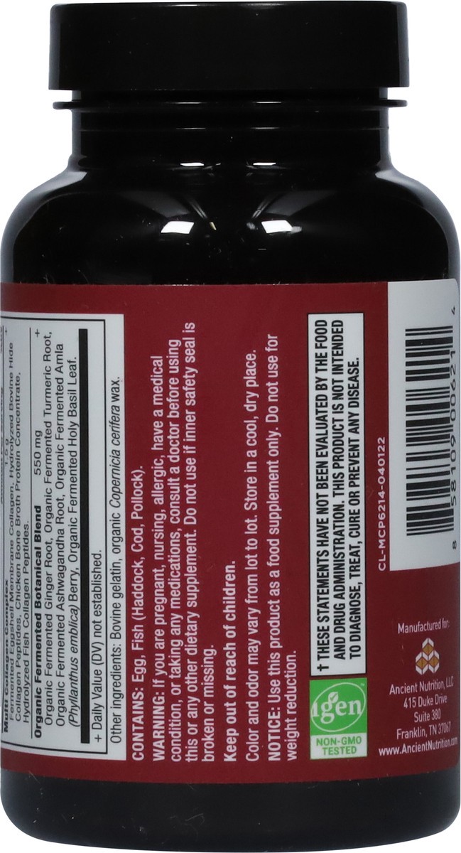 slide 8 of 9, Ancient Nutrition Multi Collagen Protein Capsules, 90 ct