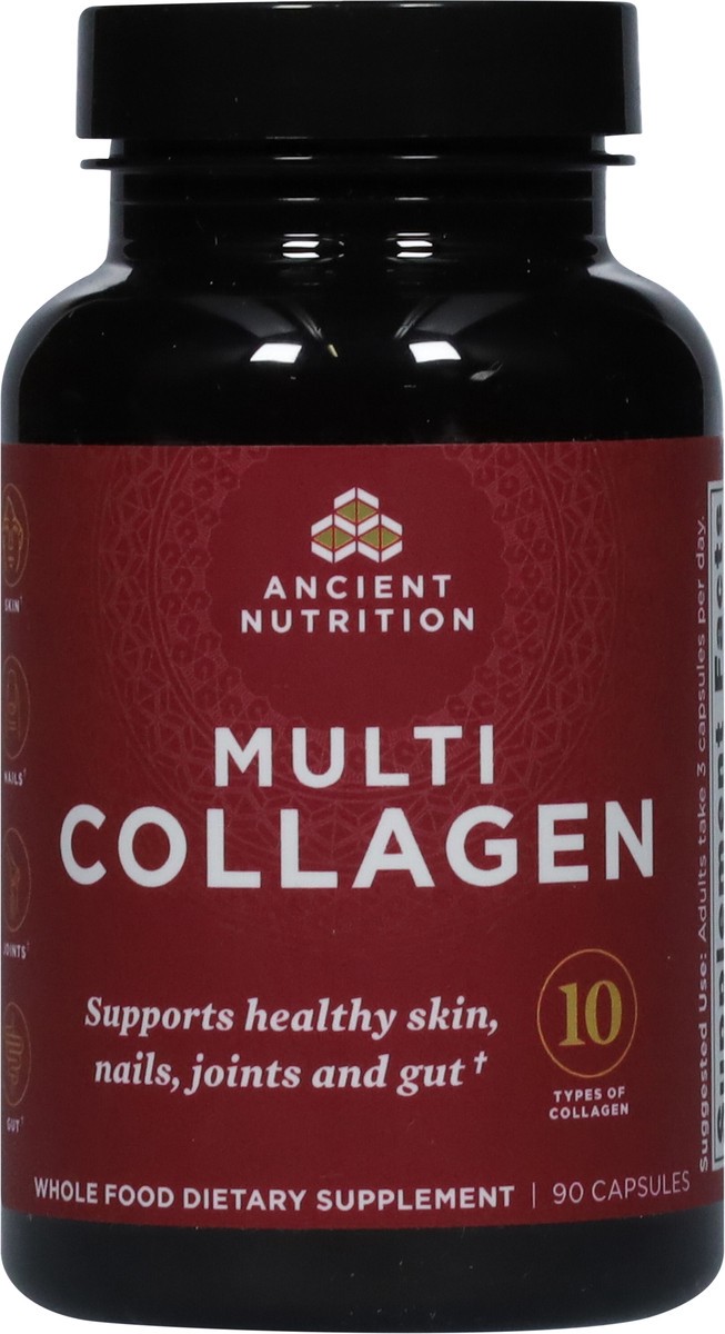 slide 4 of 9, Ancient Nutrition Multi Collagen Protein Capsules, 90 ct