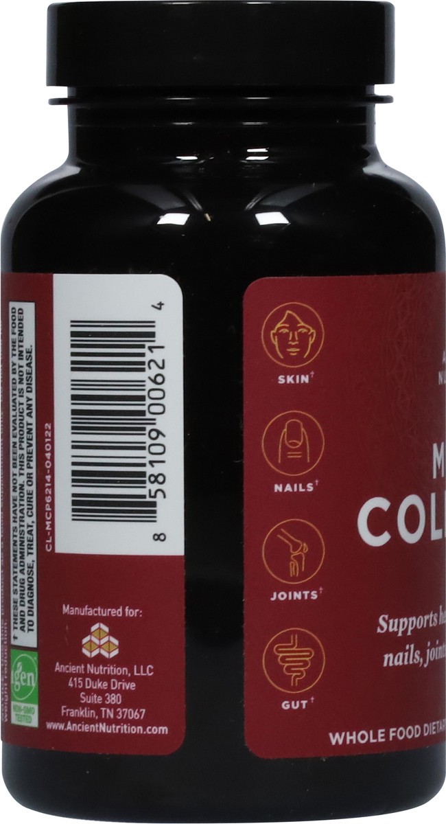 slide 3 of 9, Ancient Nutrition Multi Collagen Protein Capsules, 90 ct