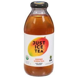 Just Ice Tea Mango White Tea - 16 fl oz