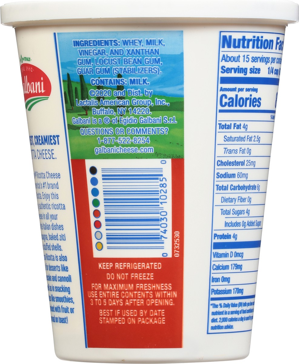 slide 9 of 9, Galbani Ricotta Ricotta Cheese 32 oz, 32 oz
