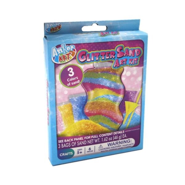 slide 1 of 1, Anker Art Glitter Sand Art Kit, 1 ct