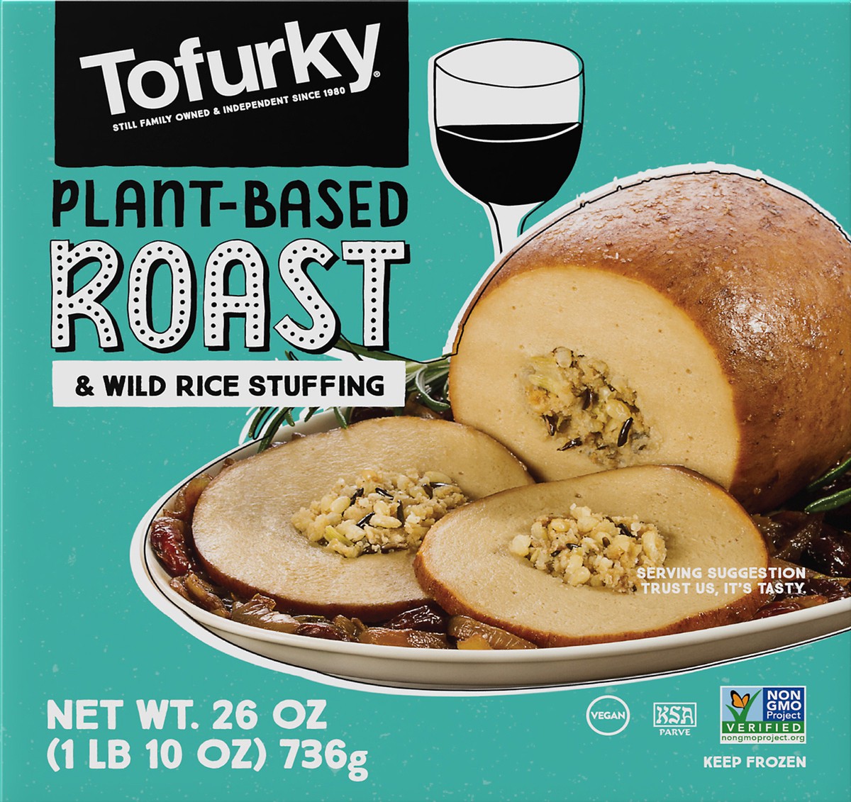 slide 4 of 7, Tofurky Roast Stuff 26 Oz, 1 ct