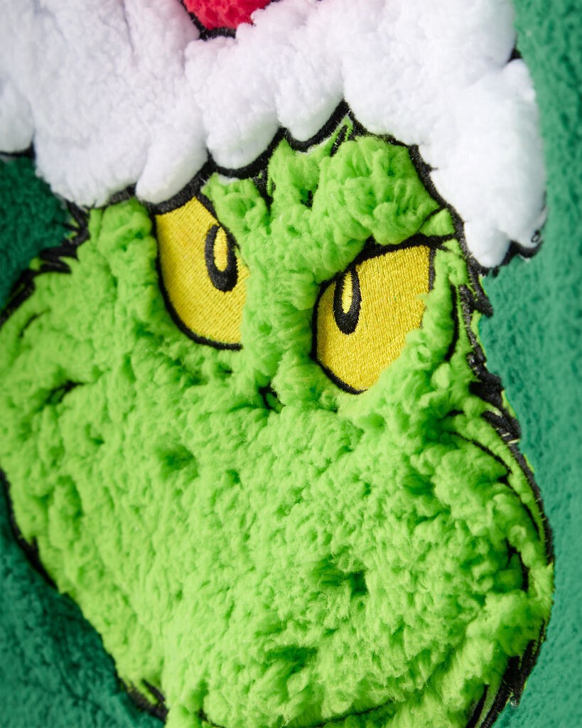 slide 5 of 5, Carter's Carters Girls Dr. Seuss™ The Grinch Sherpa Hooded Zip-Up Jacket - Green Green 8, 1 ct