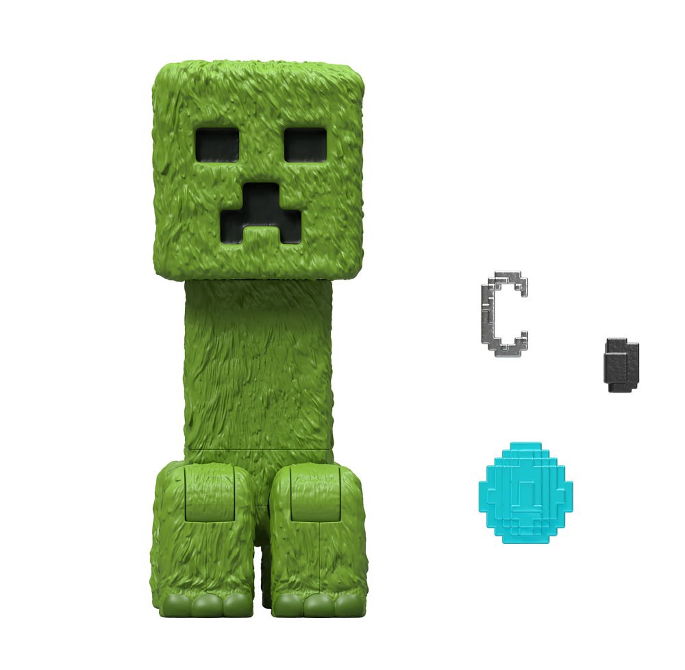 slide 2 of 5, Mattel® Minecraft Creeper Figure, 1 ct