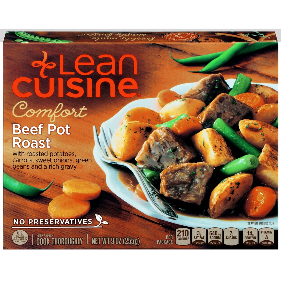 slide 1 of 8, Lean Cuisine Comfort Cuisine Beef Pot Roast, 9 oz