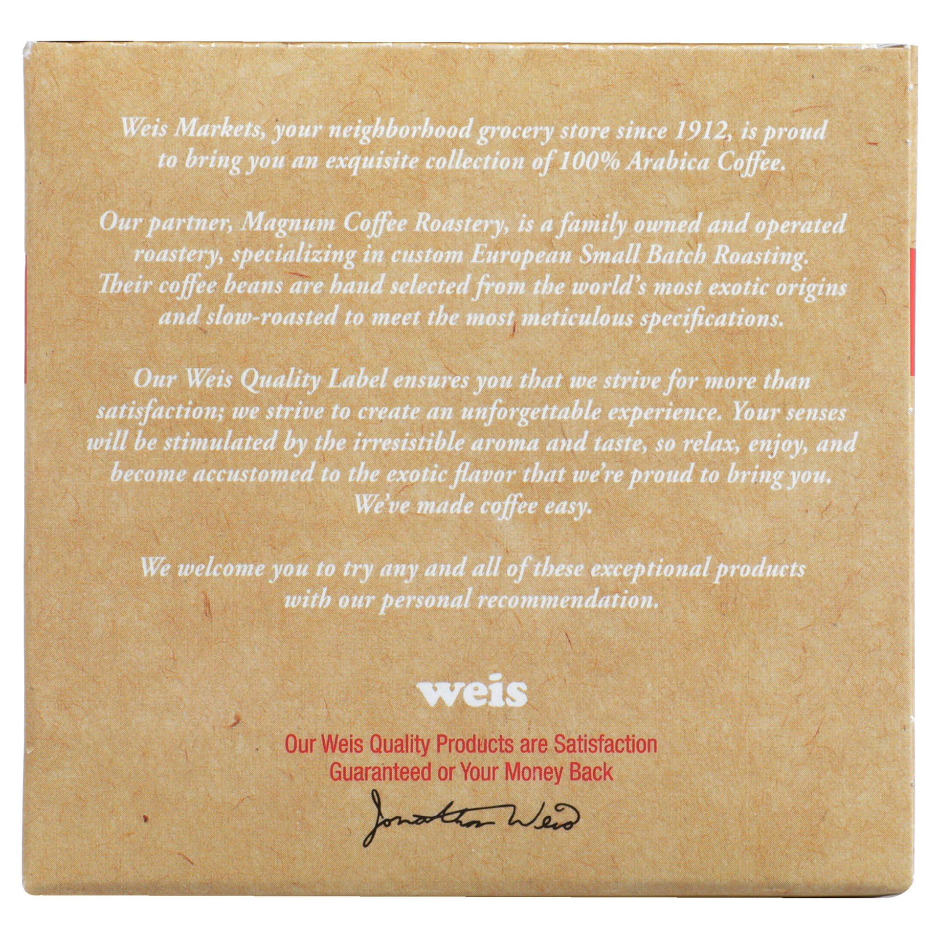 slide 4 of 6, Weis Quality 100% Arabica Colombian Single Serve Coffee Cups - 4.23 oz, 4.23 oz