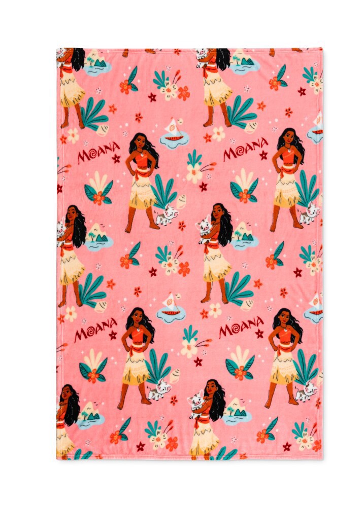slide 1 of 1, Moana Throw Blanket - Tropical Waters, 1 ct