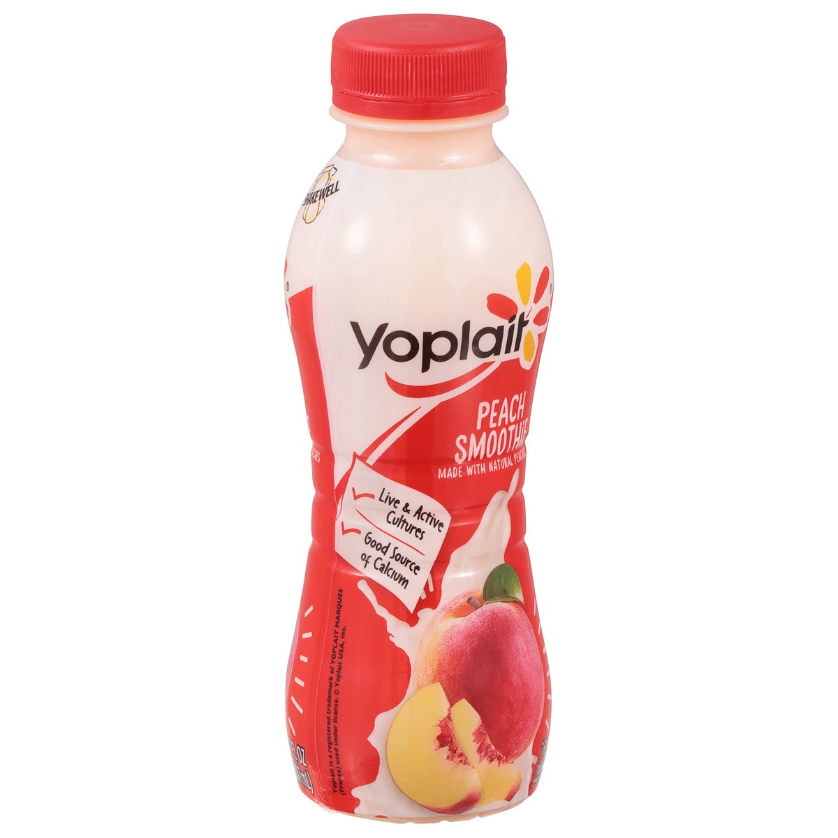 slide 7 of 12, Yoplait Peach Smoothie 7 fl oz, 7 fl oz