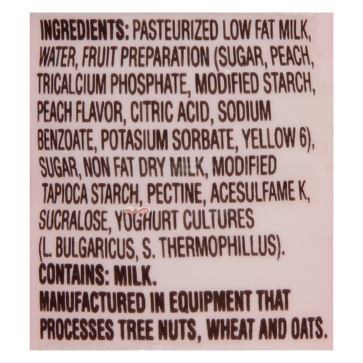 slide 10 of 12, Yoplait Peach Smoothie 7 fl oz, 7 fl oz